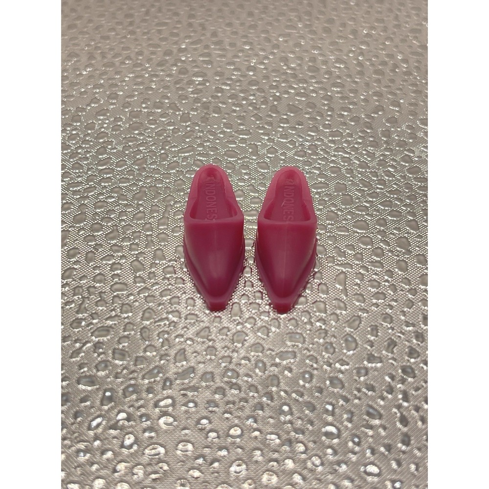 Vintage 1980's Superstar‎ Era Barbie Skipper Doll Shoes Slides Pink Mattel 30